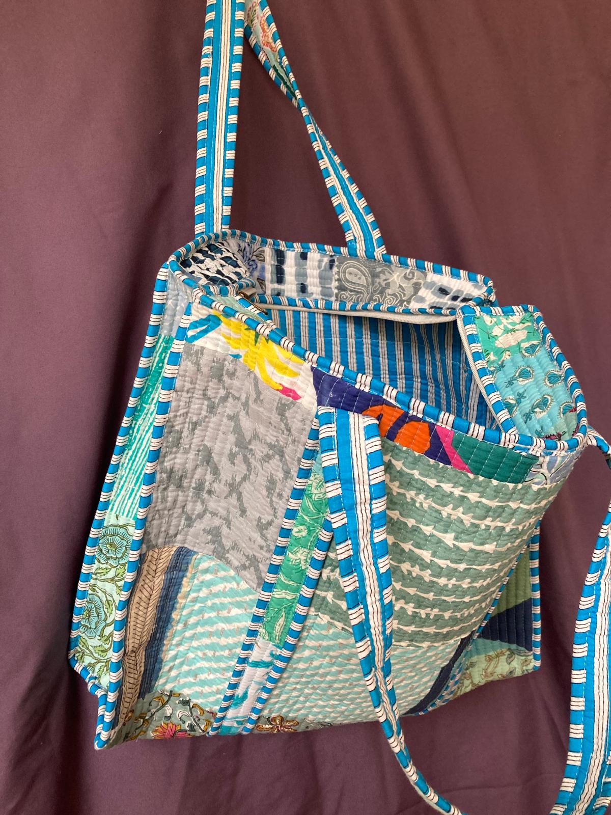 Boho Chic quilt bag, B-001
