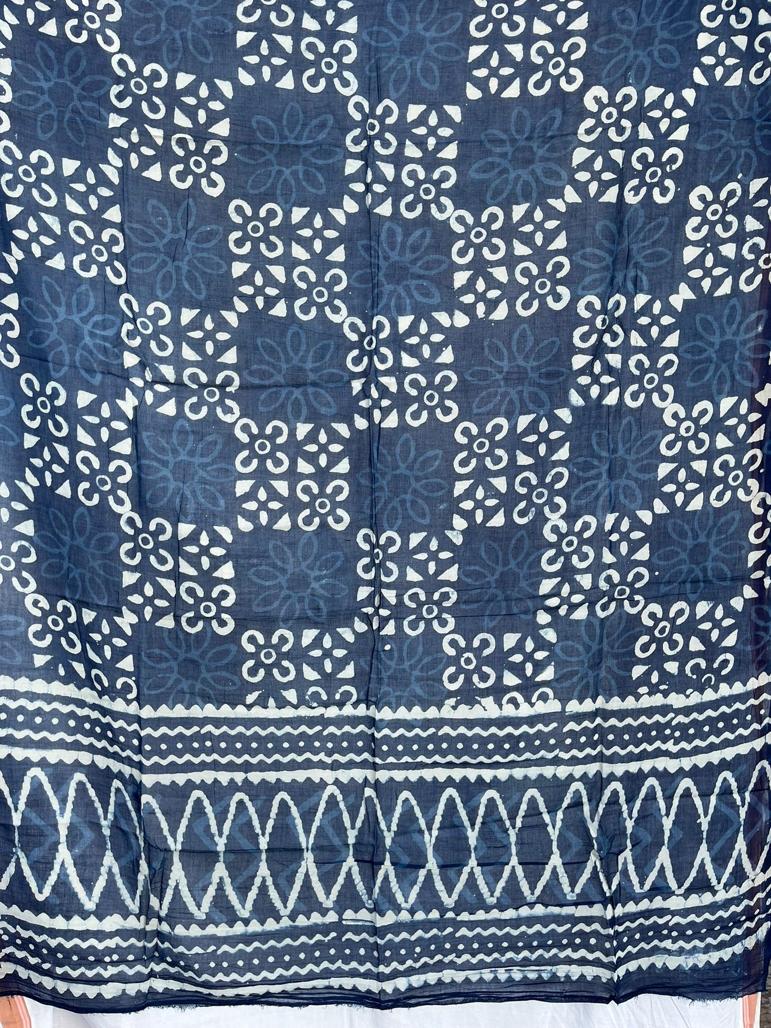 Indigo Blue Dyed Scarves