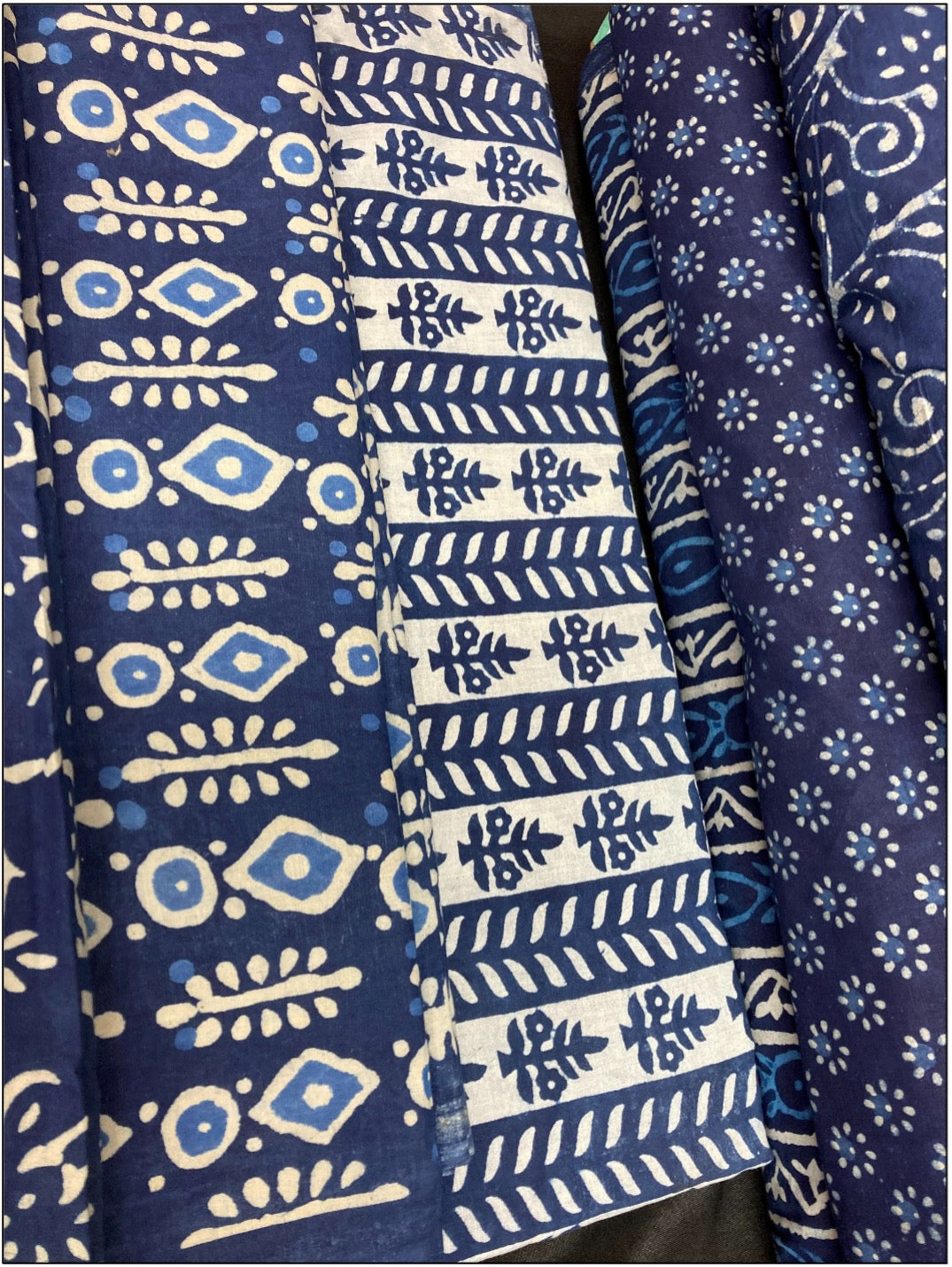 Indigo Blue Fabric