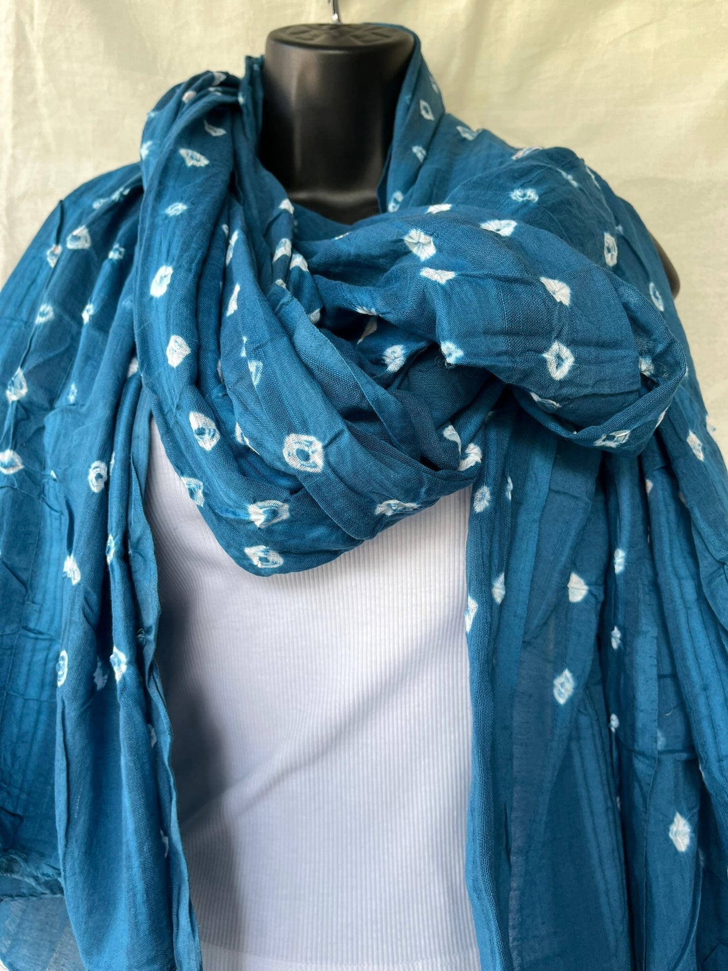 Tie-Dyed Scarf - Blue (TD0119)