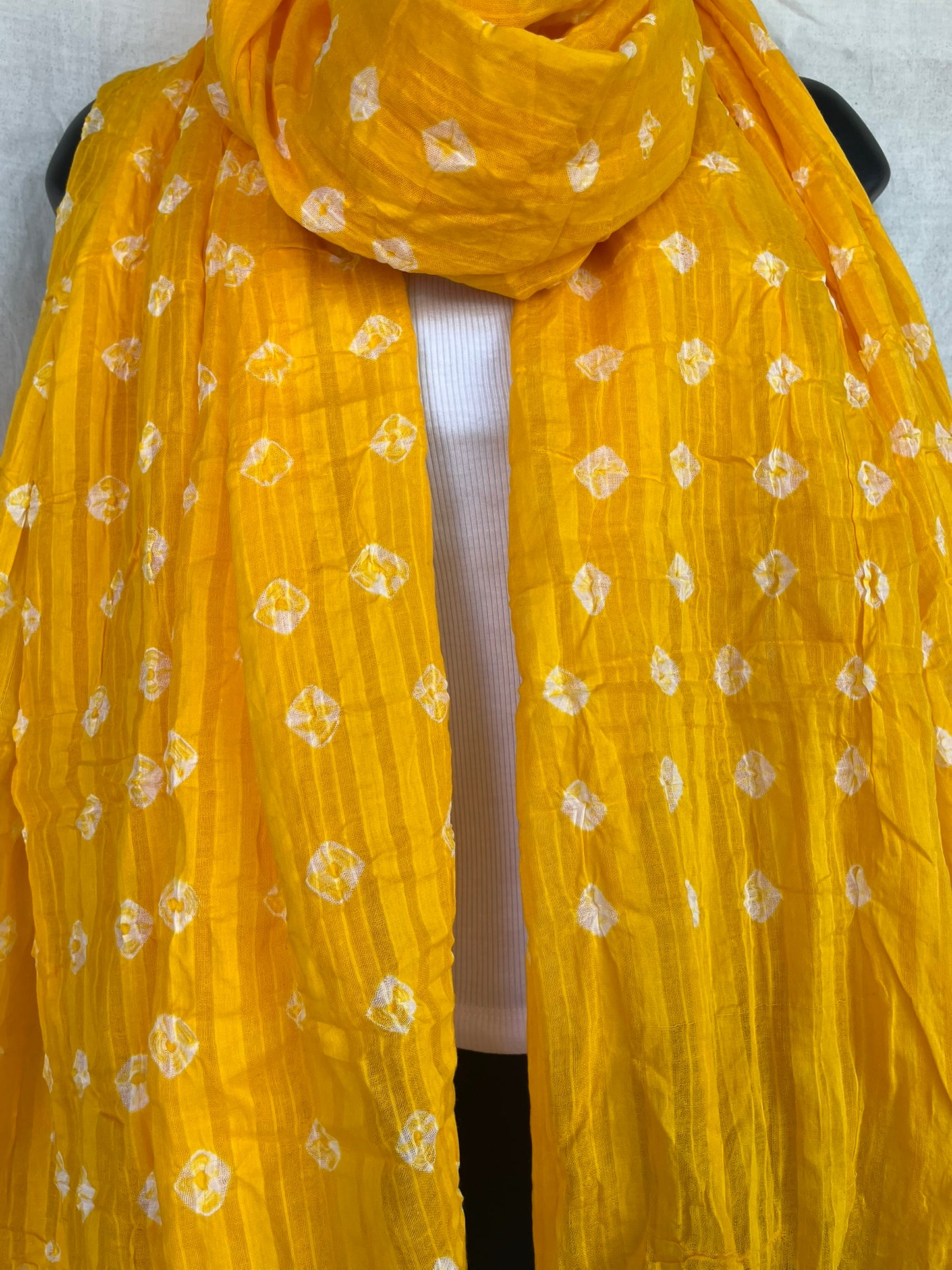 Tie-Dyed Scarf - Yellow (TD0131)