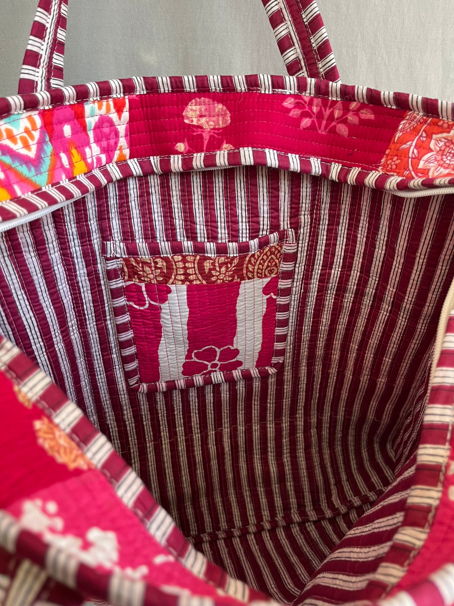 Boho Chic Quilt Bag (B-005)