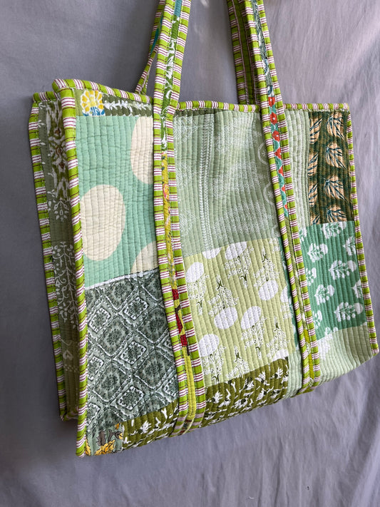 Boho Chic Quilt Bag (B-006)