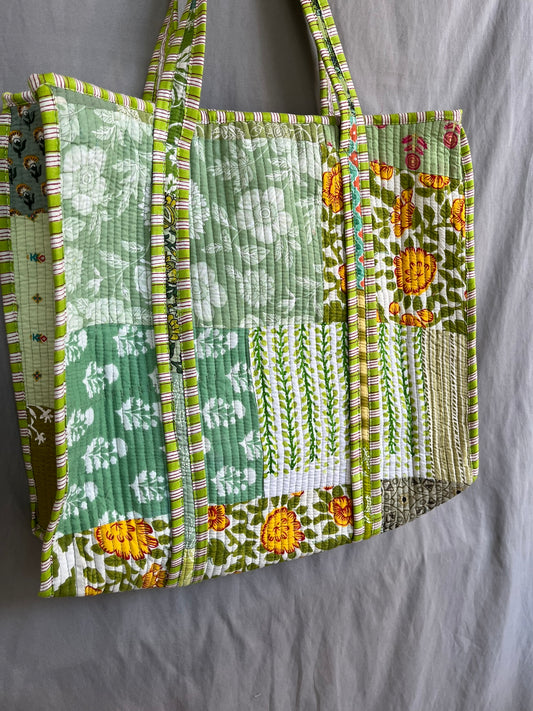 Boho Chic Quilt Bag (B-007)