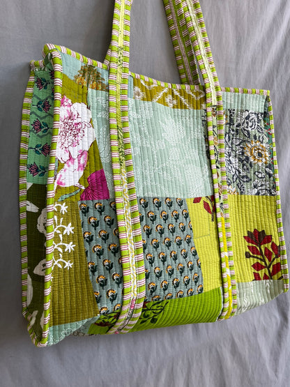 Boho Chic Quilt Bag (B-007)