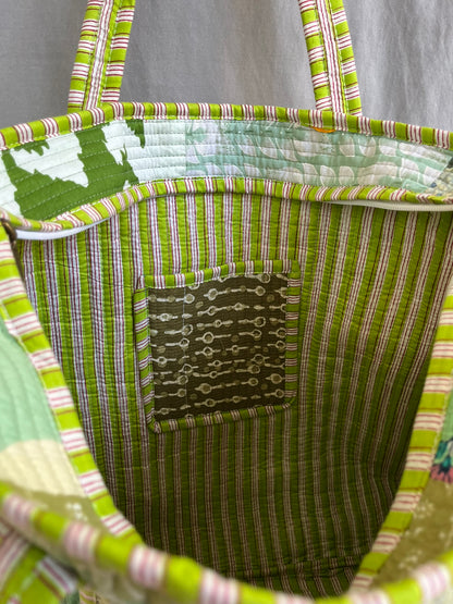 Boho Chic Quilt Bag (B-007)
