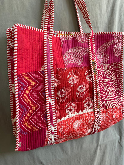 Boho Chic Quilt Bag (B-008)