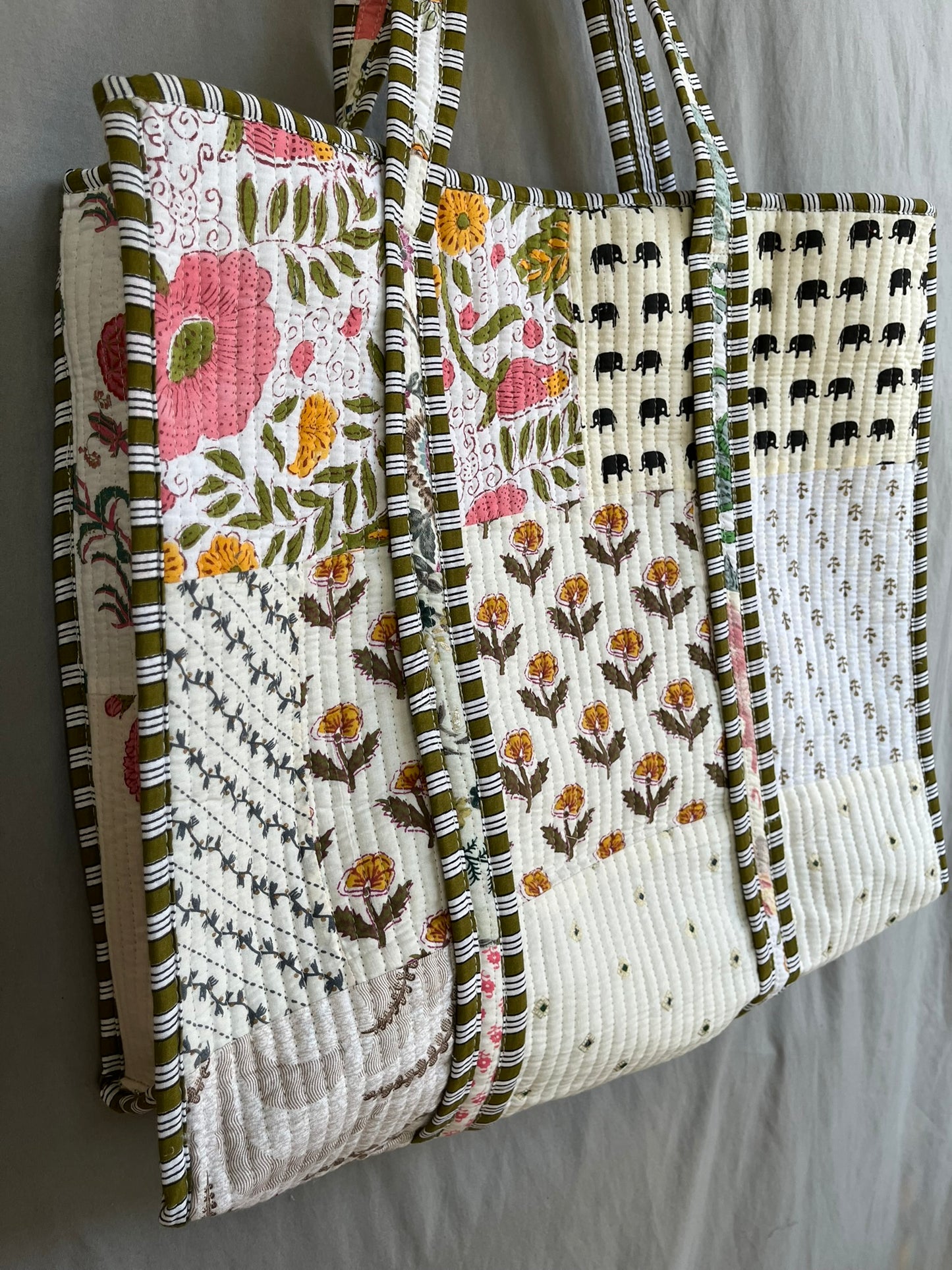 Boho Chic Quilt Bag (B-010)