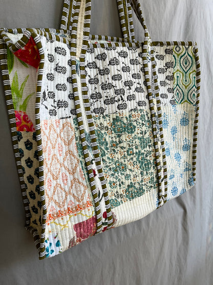Boho Chic Quilt Bag (B-010)