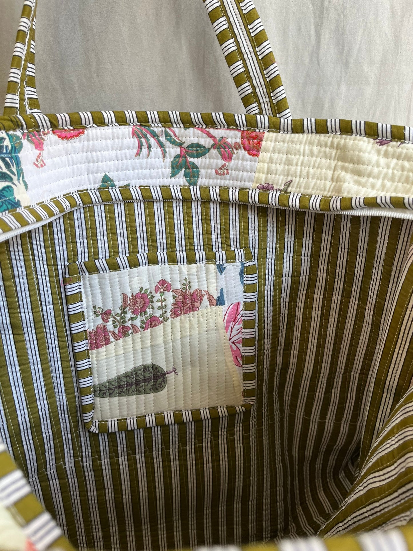 Boho Chic Quilt Bag (B-010)