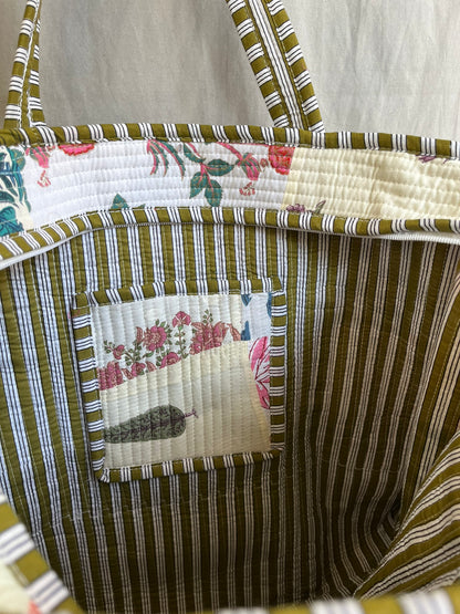 Boho Chic Quilt Bag (B-010)