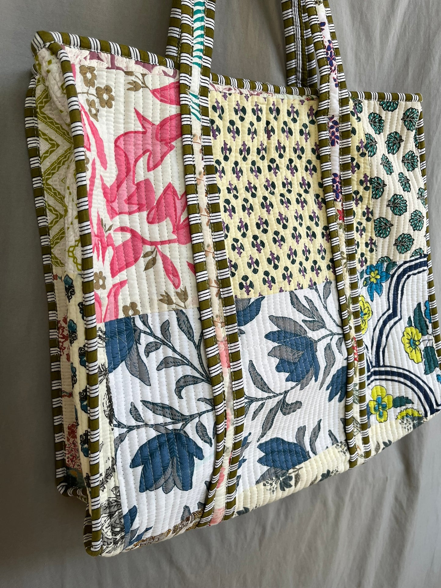 Boho Chic Quilt Bag (B-011)