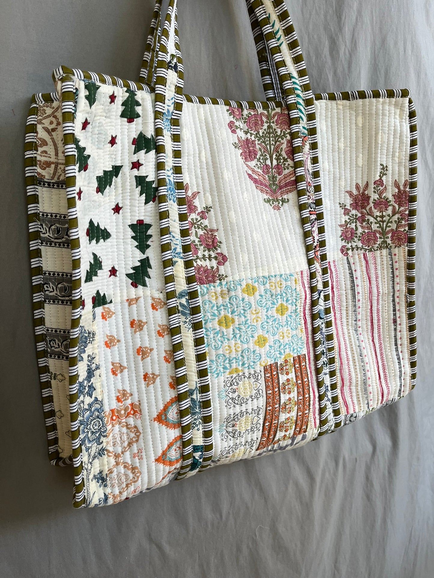 Boho Chic Quilt Bag (B-011)
