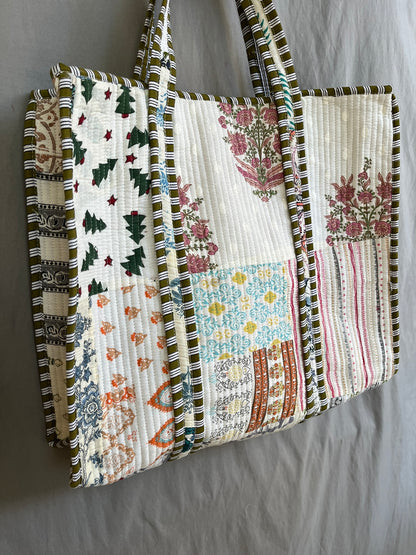 Boho Chic Quilt Bag (B-011)