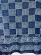 Indigo Blue Dyed Scarf (IND-0175)