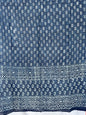 Indigo Blue Dyed Scarf (IND-0182)