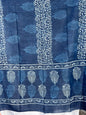 Indigo Blue Dyed Scarf (IND-0187)