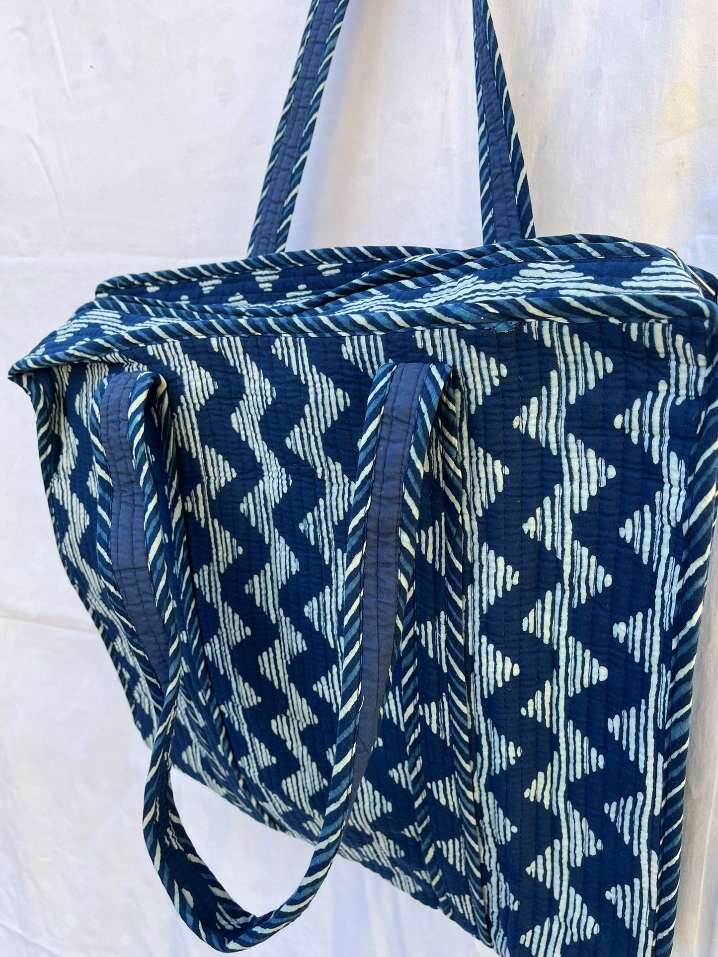 Indigo Blue Quilt Bag (INDQL-0341)