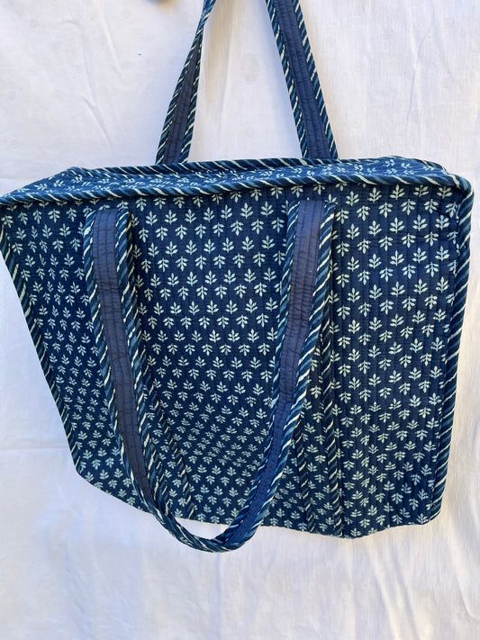 Indigo Blue Quilt Bag (INDQL-0348)