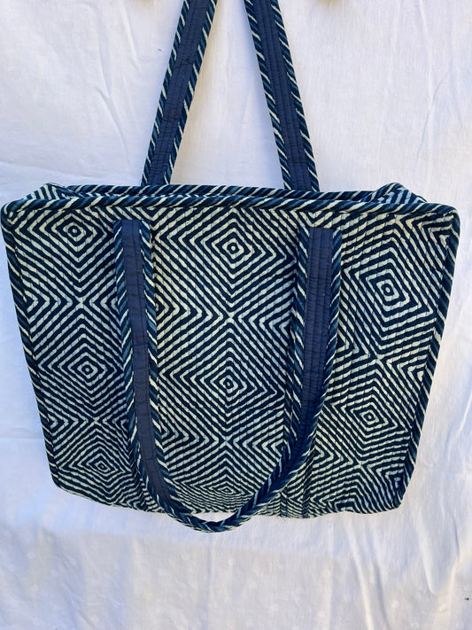 Indigo Blue Quilt Bag (INDQL-0350)