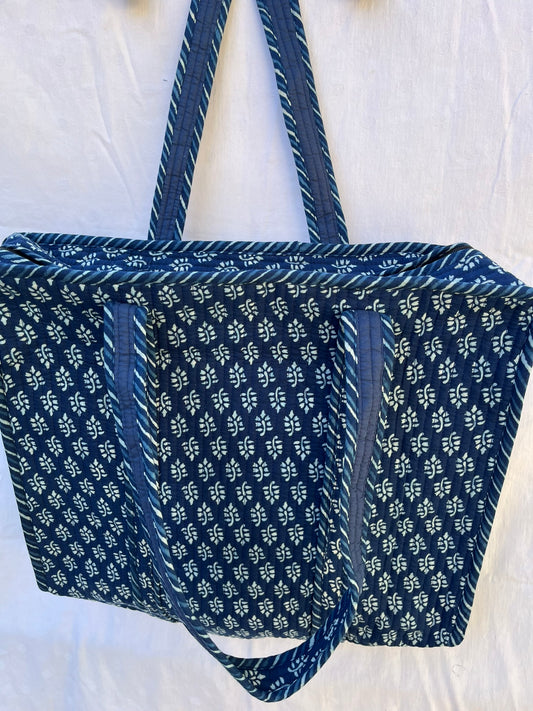Indigo Blue Quilt Bag (INDQL-0355)