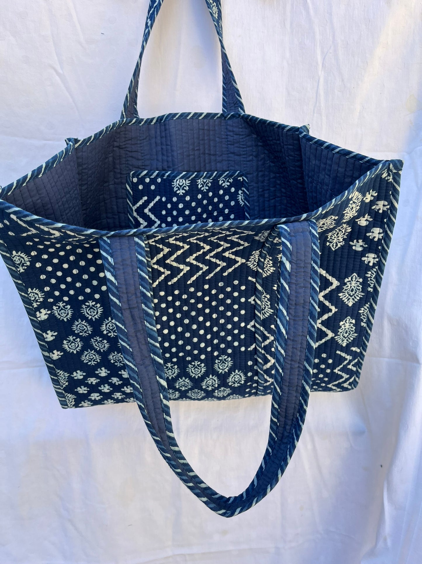 Indigo Blue Quilt Bag (INDQL-0360)