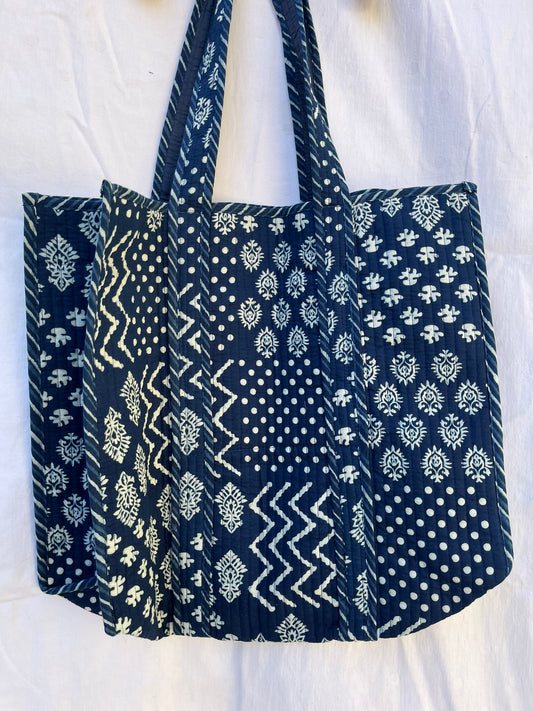 Indigo Blue Quilt Bag (INDQL-0360)