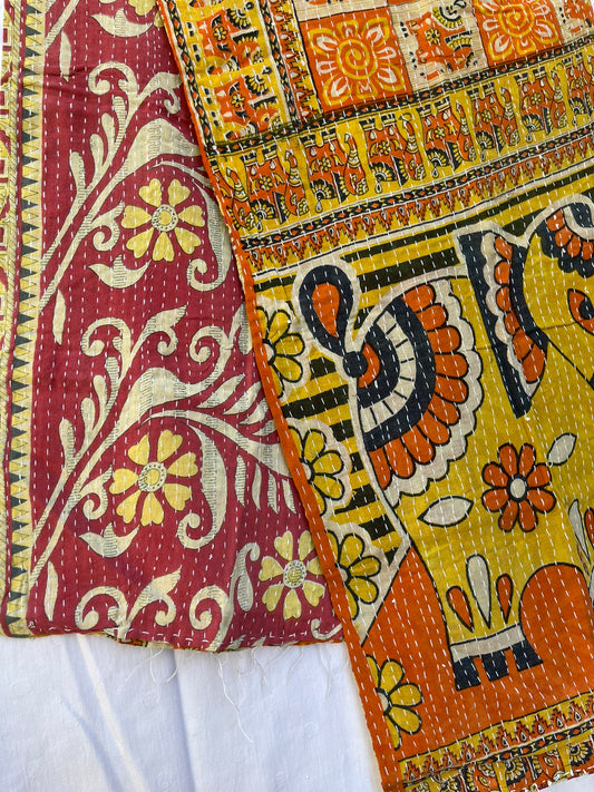 Kantha Stole (Reversible) (KAN-0204)