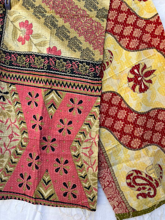 Kantha Stole (Reversible) (KAN-0225)