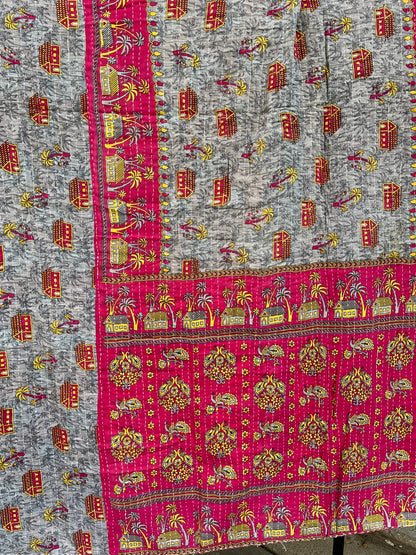 Kantha Quilt (QLT-0239)