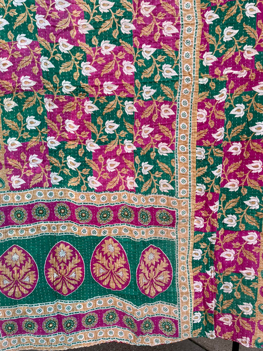 Kantha Quilt (QLT-0243)
